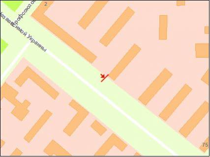 Prismatron, Prism B in Zaporizhzhya st.NezaleznoiUkraini - pl.Profsouziv, st.B (prizmatron) - 254386 scheme