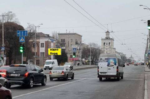 Video Billboard B in Zaporizhzhya, 5.76x2.88  av. Sobornyj - st. Dobrolubova-ABV, st.b - 384331 Photo 1