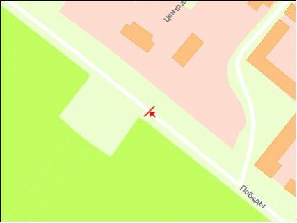 Billboard A in Zaporizhzhya Pobedy st.  scheme