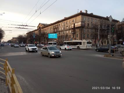 Video Billboard A in Zaporizhzhya, 5,76х2,88  av.Sobornij - st.Lermontova - 418442 Photo 1