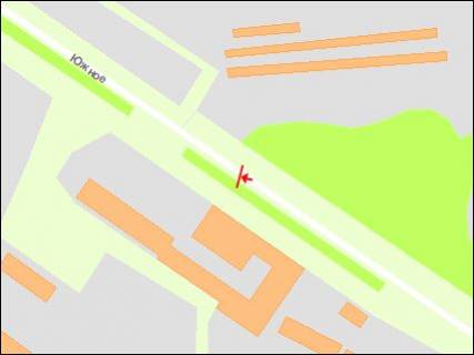 Billboard A in Zaporizhzhya st.Diagonal'na - Pivdenne sose, ruh vid st.Diagonal'noi scheme