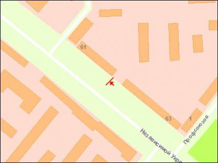 Prismatron, Prism A in Zaporizhzhya st.Nezaleznoi Ukraini - Obl.GAI, st.A (prizmatron) - 251830 scheme