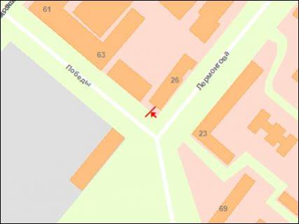 Prismatron, Prism A in Zaporizhzhya st.Peremogi-st.Lermontova, st.A (prizmatron) - 376438 scheme