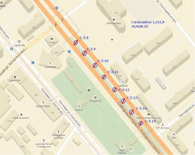 Citylight Р/П in Zaporizhzhya, 1.8x1.2  st. Zaporiz'kaa - st. Prihods'ka scheme