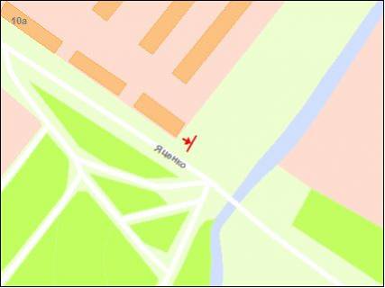 Billboard B in Zaporizhzhya st.Kozaca - navproti Parka Peremogi, st.B scheme