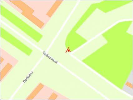 Billboard A in Zaporizhzhya av.Sobornij - damba No3, ruh vid vokzalu, st.A scheme