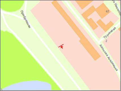 Billboard A in Zaporizhzhya Naberezna magistral' -Dubovij gaj, No2, st.A scheme