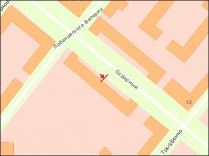 Citylight A in Zaporizhzhya, 1.8x1.2  av. Sobornij - st. Tregubenka, No3 scheme