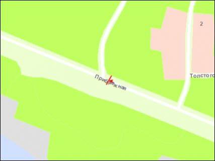 Billboard Р/П in Zaporizhzhya Naberezna magistral' - AZS Ukrtatnafta, avtosalon "Micubisi", ruh do portu scheme