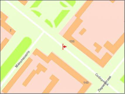 Scrolller, Scroll Р/П in Zaporizhzhya st. Maakovs'kogo - st. Lermontova (SITI-SKROLL) - 254289 scheme