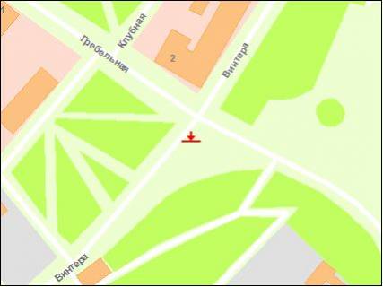 Prismatron, Prism A in Zaporizhzhya bst.Vintera - st.Grebel'na, st.A (prizmatron) - 254419 scheme