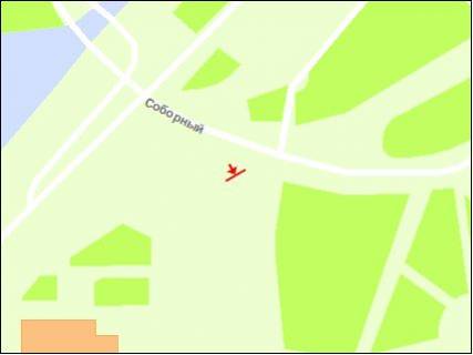 Billboard A in Zaporizhzhya Sobornyj pr scheme