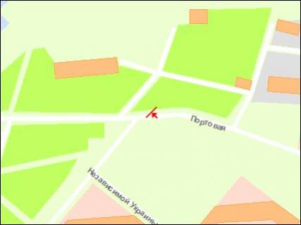 Billboard A in Zaporizhzhya st.Rekordna, 1a - rajon porta, AZS Al'ans, st.A scheme