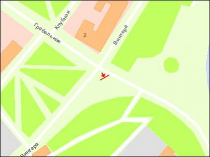 Billboard A in Zaporizhzhya st.Grebel'na  - r-n Pravobereznogo plazu, DGES, st.A (prizmatron) scheme