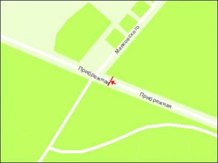 Prismatron, Prism Р/П in Zaporizhzhya Naberezna magistral'  - kaskad <<Raduga>>, naav. ruhu do portu(prizmatron) - 376456 scheme