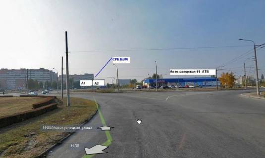 Billboard A in Zaporizhzhya Novokuzneckaa st.  Photo 1