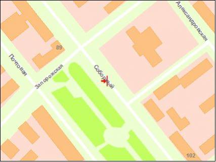 Citylight Р/П in Zaporizhzhya st. Zaporiz'ka - st. Prihods'ka scheme