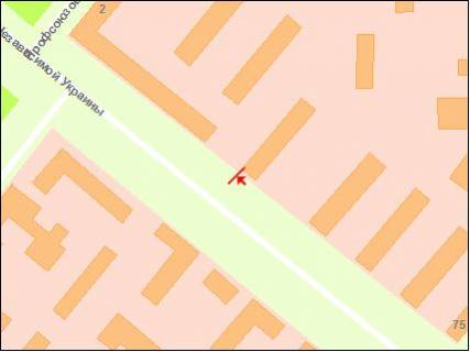 Prismatron, Prism A in Zaporizhzhya st.NezaleznoiUkraini - pl.Profsouziv, st.A (prizmatron) - 254385 scheme