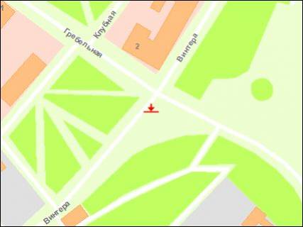 Prismatron, Prism A in Zaporizhzhya bst.Vintera - st.Grebel'na, st.A (prizmatron) - 439137 scheme
