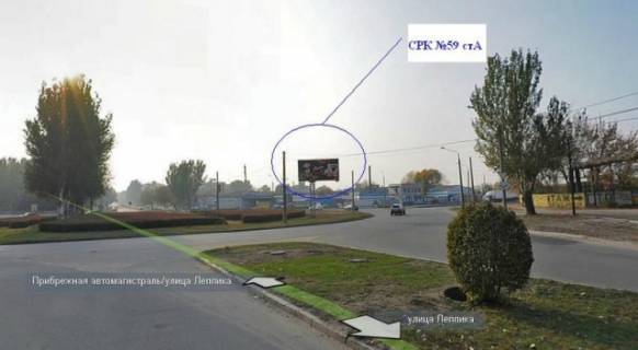 Billboard A in Zaporizhzhya, 6x3  st. Dneprovskaa - Nabereznaa magistral' (krug), st.A Photo 1