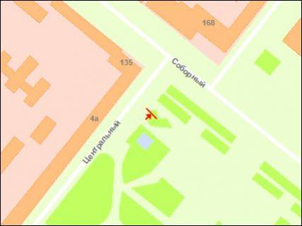 Backlight A in Zaporizhzhya, 3x4  av.Sobornij - naproti vhodu do got. <<Inturist>>, ruh do prospektu scheme