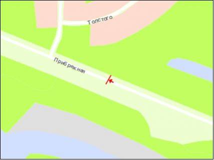 Billboard Р/П in Zaporizhzhya Pribreznaa m scheme