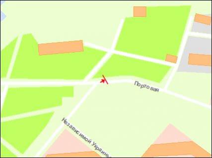 Billboard B in Zaporizhzhya st.Rekordna, 1a - rajon porta, AZS Al'ans, st.B scheme