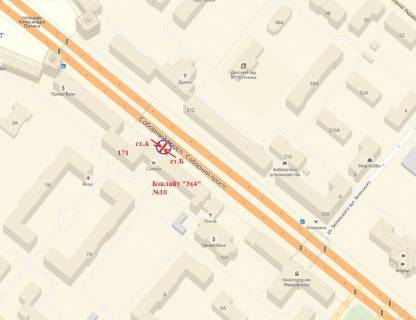 Backlight A in Zaporizhzhya av.Sobornij, 171 Sel'po, st.A scheme