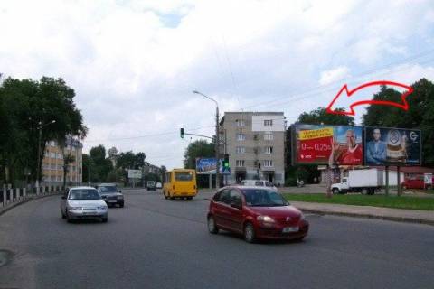 Billboard A in Lviv, 3х6  Pasecnaa st. - Medovoj Pesery st. Photo 1
