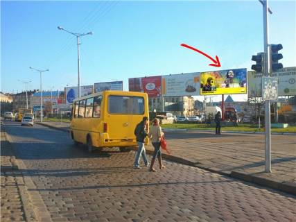 Billboard A in Lviv Cernovickaa st. Photo 1