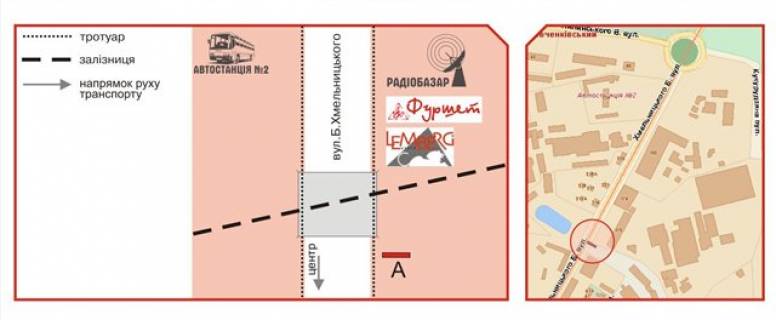 Billboard A in Lviv, 3х6  B.Hmel'nickogo st. , 176 scheme