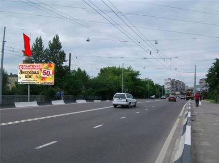 Billboard B in Lviv, 3х6  Lubinskaa st. Photo 1