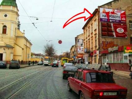 Billboard A in Lviv, 3х6  Sevcenko, st. , 8 (verhnij) Photo 1