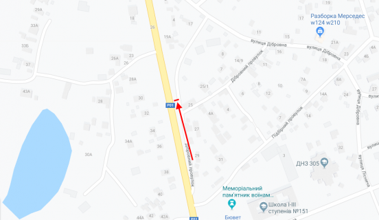 Prismatron, Prism A in Kyiv, 3х6  Stolicne sose, 25 u napramku centru - 246287 scheme