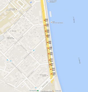 Cityscroll A in Kyiv Naberezno-Kresatic'ka st., rozpodiluvac navproti bud.11(u napramku Postovoi plosi) scheme