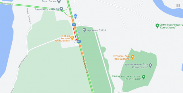 Prismatron, Prism A in Kyiv, 3х6  Stolicne sose, 70 u napramku Konca-Zaspi (restoran Fabius, baza Dinamo) - 300054 scheme