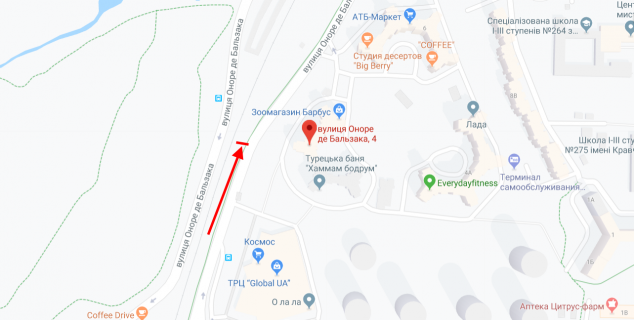 Prismatron, Prism B in Kyiv, 3х6  Bal'zaka st., 4 - 141340 scheme