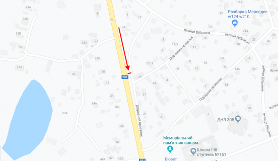 Prismatron, Prism B in Kyiv, 3х6  Stolicne sose, 25 u napramku m. Obuhiv - 246290 scheme