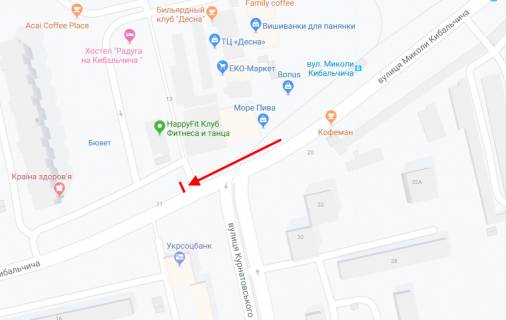 Prismatron, Prism A in Kyiv, 3х6  Kibal'cica st., 11 - 189112 scheme