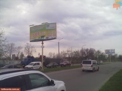 Billboard A in Lutsk Karpenka Karogo, No1(rozpodil'ca smuga, rajon restoranu Sribni Leleki, avtokoncernu Mitcubisi) Photo 1