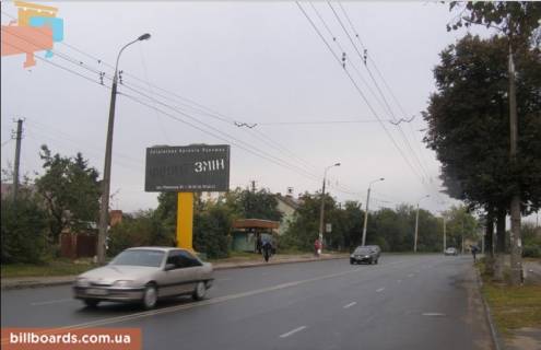 Billboard B in Lutsk st. Kovel's'ka, 71 (vizd-viizd zi storoni Kovela, rajon spirtzavodu) Photo 1