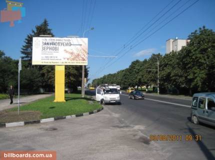 Billboard B in Lutsk st.Rivnens'ka 154 (rajon vizdu-viizdu z mista, povorot na MREO, bila AZS) Photo 1