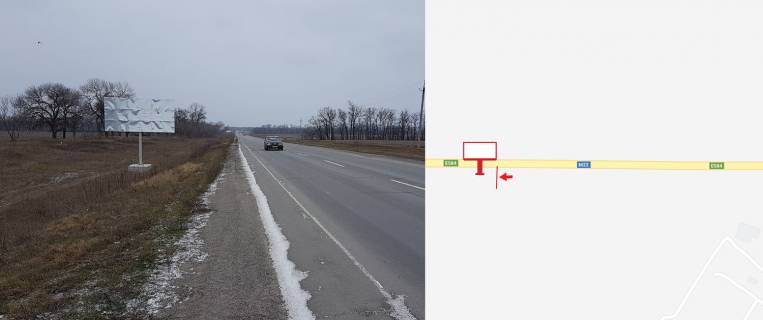 Billboard B in Poltava trasi, 3х6  trasa E584(M22) napramok v bik Kremencuka, trasa z Poltavi, Kobelaki, Resetilivku, Kozel'sinu Photo 1
