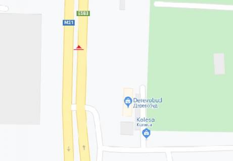 Billboard A in Vinnytsia, 3x6  Kiivs'ka st., Vodokanal (rozdil'nik) scheme