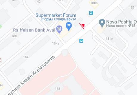 Prismatron, Prism A in Vinnytsia, 3x6  Knaziv Koriatoviciv st. (Sverdlova st.), 172 - 480385 scheme