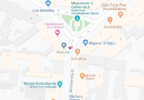 Citylight B in Odessa Ekaterininskaa st., 2 B scheme