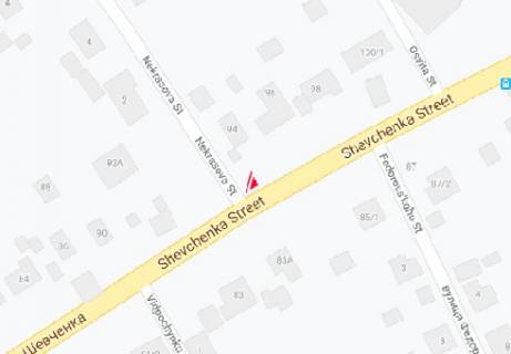 Billboard A in Chernihiv, 3x6  Sevcenka st., 92 scheme