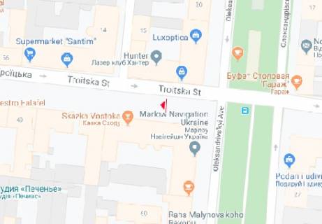 Citylight A in Odessa Troickaa, 45 - Aleksandrovskij prospekt A scheme