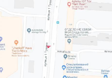 Backlight A in Chernihiv 1-go Travna st., 166 scheme