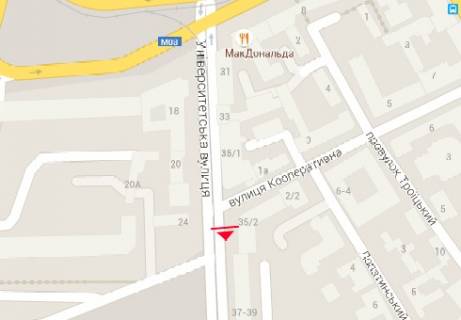 Scrolller, Scroll A in Kharkiv Universitetskaa st., 37-39 - Kooperativnaa st. - 106653 scheme